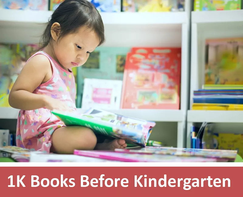 kids 1,000 books before kindergarten