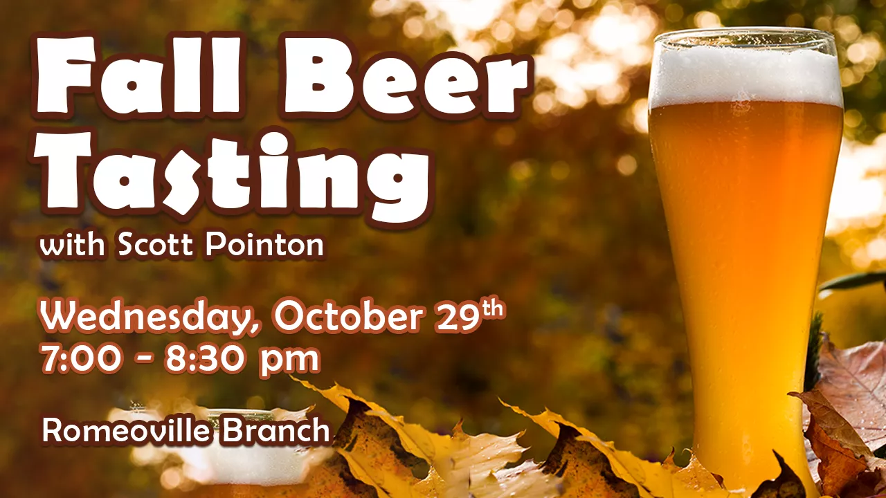 Fall Beer Tasting with Scott